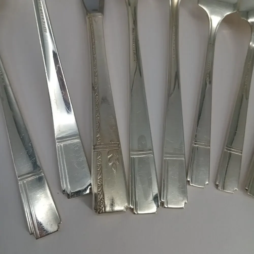 11X Serving Oneida Prestige GRENOBLE Silverplate Spoons Fork Spreaders Ladle Slo